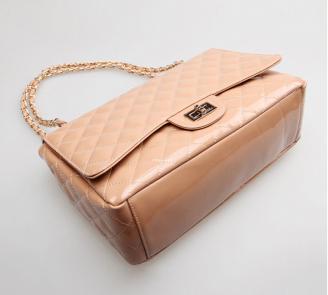 【FREE SHIPPING】LIAMS Genuine leather shoulder bags with gold chain