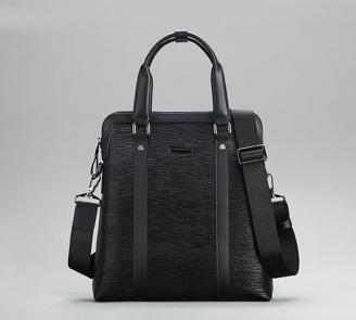 【FREE SHIPPING】LIAMS Small PU leather briefcases for men