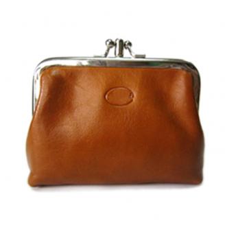 【FREE SHIPPING】LIAMS Genuine leather mini hasp coin purse double pockets