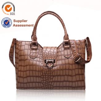 【FREE SHIPPING】LIAMS Fashion crocodile pattern leather lady bags