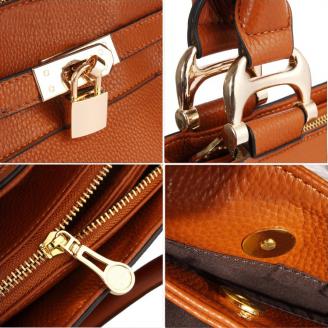 【FREE SHIPPING】LIAMS Casual leather shoulder bags for lady