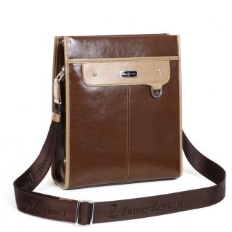 【FREE SHIPPING】JAMAY ZEYLINER Good quality real leather shoulder bags for men