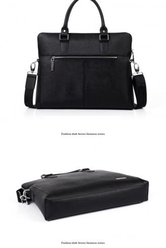 【FREE SHIPPING】JAMAY ZEYLINER Luxury genuine leather laptop bags for business men