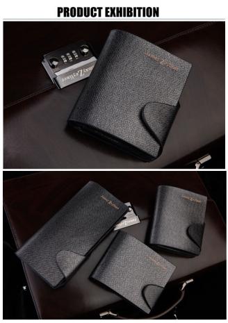 【FREE SHIPPING】JAMAY ZEYLINER New design hot selling casual genuine leather short wallet