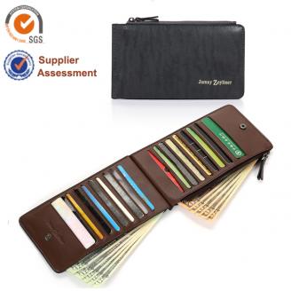 【FREE SHIPPING】JAMAY ZEYLINER Men's Business Wallet Card Protector wallet