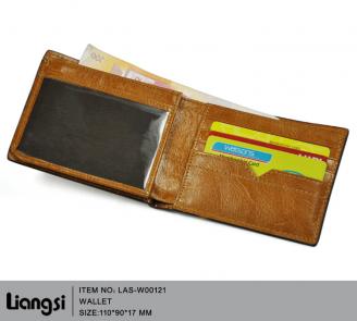 【FREE SHIPPING】LIAMS Genuine leather wallet Standard wallet for men 2013