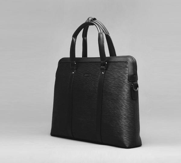 【FREE SHIPPING】Liams men brand leather briefcase with shoulder strap