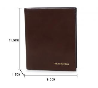 【Free Shipping】Jamay zeyliner designer brand name wallets/wallet brand/genuine leather wallet 