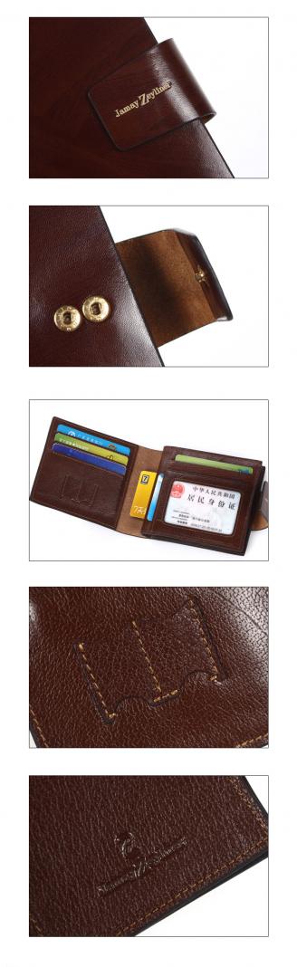 【Free Shipping】 Jamay Zeyliner Men Sports Wallet Wholesale Designer Leather Wallets