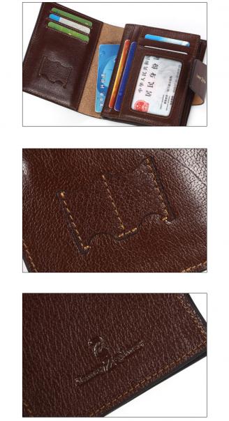 【Free Shipping】Jamay Zeyliner New Style Man Fine Leather Wallets Fashion Purse 