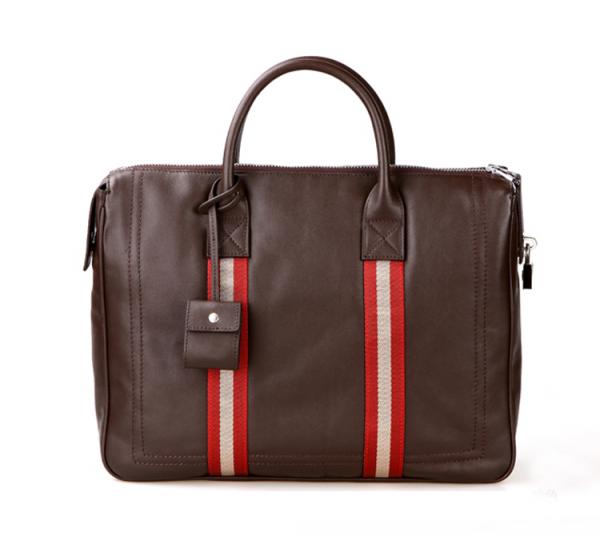 【FREE SHIPPING】Liams fashion brown leather laptop bags for men