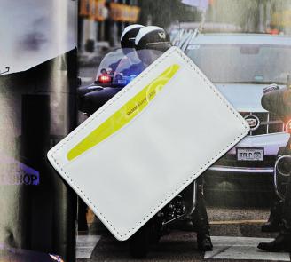 【Free shipping】 Liams simple design fashion genuine leather business cards holder leather