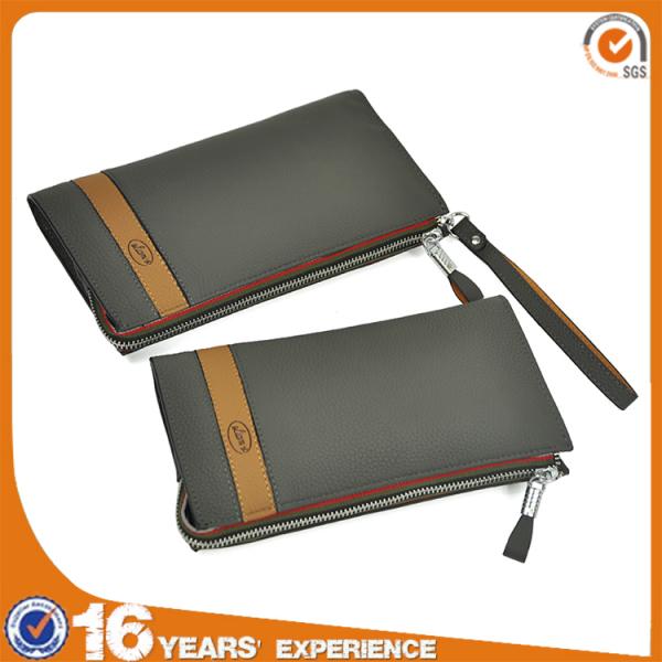 【Free shiiping】 Liams 100% cowhide leather promotional clutch handbags for men